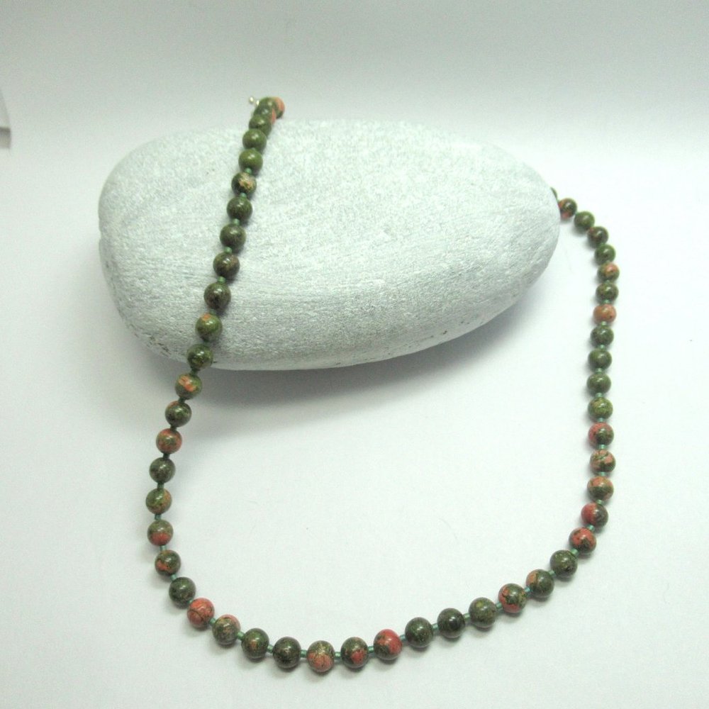 Unakite Bead necklace